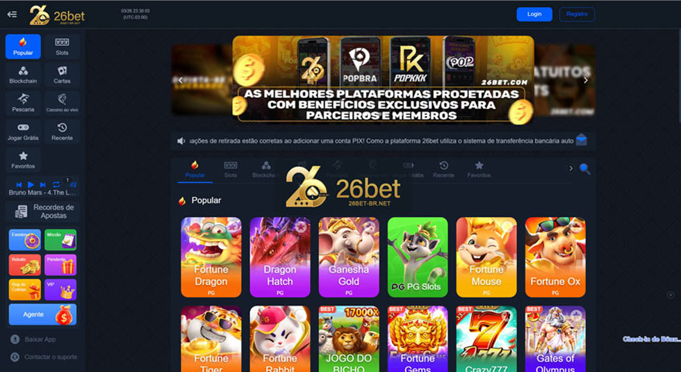 26bet Bônus do Casino